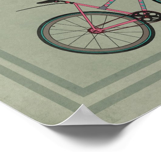 Vijftig fietsen poster (Hoek)