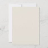 Vijftig | Gouden moderne 50e verjaardagsfeest uitn Kaart (Achterkant)