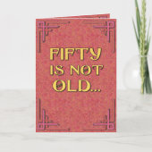 Vijftig is niet oud kaart (Voorkant)