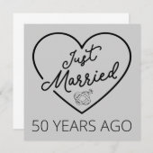 Vijftig jaar geleden net getrouwd III Kaart (Voorkant / Achterkant)