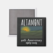 Vijftig jaar gratis concert Altamont Speedway Free Magneet (Voorkant / Achterkant)