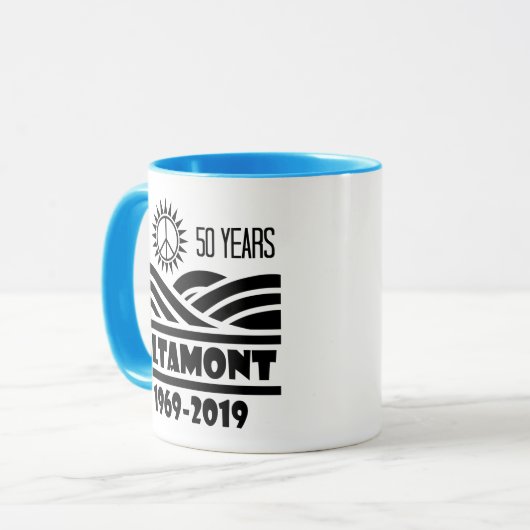 Vijftig jaar gratis concert Altamont Speedway Free Mok (Voorkant links)