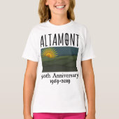 Vijftig jaar gratis concert Altamont Speedway Free T-shirt (Voorkant)