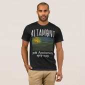 Vijftig jaar gratis concert Altamont Speedway Free T-shirt (Voorkant volledig)