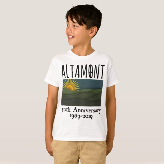 Vijftig jaar gratis concert Altamont Speedway Free T-shirt (Voorkant volledig)