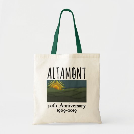 Vijftig jaar gratis concert Altamont Speedway Free Tote Bag (Voorkant)