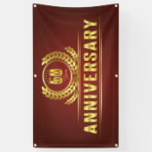 vijftig jaar Jubileum Spandoek (Verticaal)