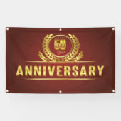 vijftig jaar Jubileum Spandoek (Horizontaal)