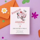  vijftig jaar Klassieke Eenvoudige Kinderdagfeest Briefkaart