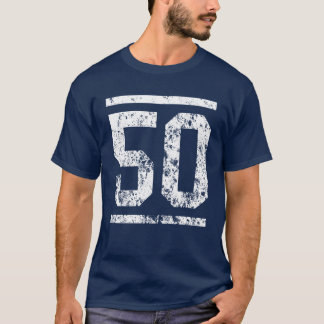Vijftig jaar oud T-shirt