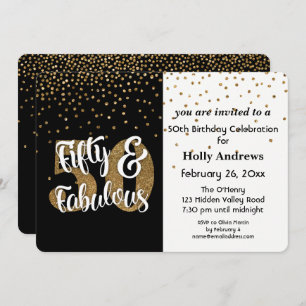 Vijftig jaar oude feestdag kaart