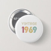 Vijftig jaar oude Gift 50th Birthday 1969 Ronde Button 5,7 Cm (Voorkant /achterkant)