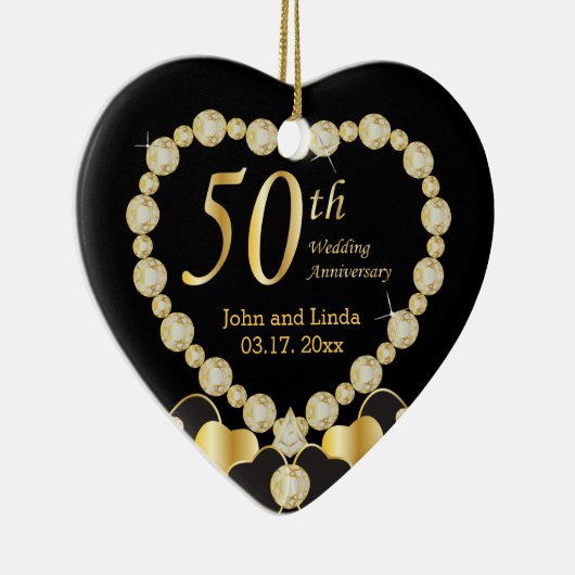 Vijftig Jubileum Keramisch Ornament (Rechts)