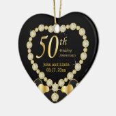 Vijftig Jubileum Keramisch Ornament (Links)