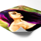 vijftig Paarse schaduwen Poster (Hoek)