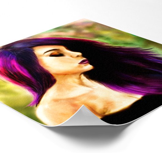 vijftig Paarse schaduwen Poster (Hoek)