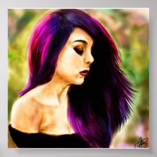 vijftig Paarse schaduwen Poster (Voorkant)