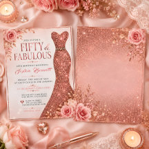 Vijftig & Prachtige Glitter Jurk Elegante Bloemen