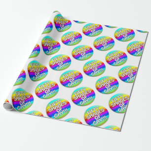 VIJFTIG SCHADEN VAN GAY MULTI SHADE CADEAUPAPIER
