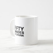 Vijftig schaduwen van Drink Koffiemok (Voorkant links)