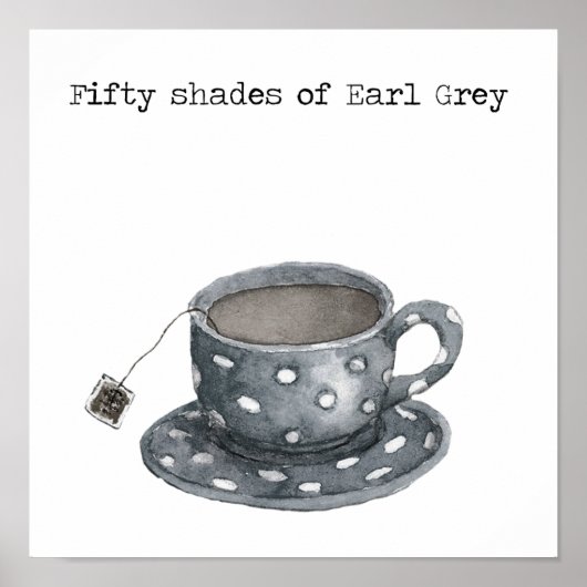 Vijftig schaduwen van Earl Grey Poster (Voorkant)