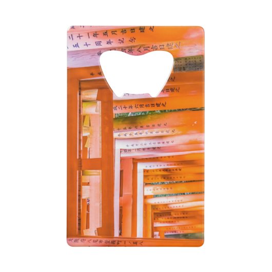 Vijftig schaduwen van het sinaasappel - Senbon Tor Creditkaart Flessenopener (Voorkant)