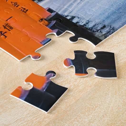 Vijftig schaduwen van het sinaasappel - Senbon Tor Legpuzzel (Zijkant)