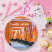 Vijftig schaduwen van het sinaasappel - Senbon Tor Papieren Bordje (Feest)