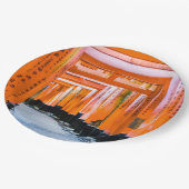 Vijftig schaduwen van het sinaasappel - Senbon Tor Papieren Bordje (Gekanteld)