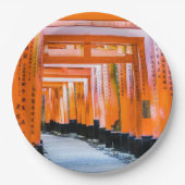 Vijftig schaduwen van het sinaasappel - Senbon Tor Papieren Bordje (Voorkant)