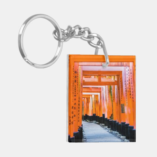 Vijftig schaduwen van het sinaasappel - Senbon Tor Sleutelhanger (Voorkant Links)