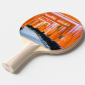 Vijftig schaduwen van het sinaasappel - Senbon Tor Tafeltennisbatje (Voorkant Gekanteld)