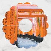 Vijftig schaduwen van het sinaasappel - Senbon Tor Wijnglaslabel (Voorkant)