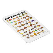 VIJFTIG STATEN VAN LEVENSMIDDELEN Verenigde Staten Magneet (Rechterzijde)