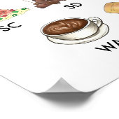 VIJFTIG STATEN VAN LEVENSMIDDELEN Verenigde Staten Poster (Hoek)