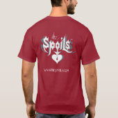 Vijftig / vijftig Geweldige / Win (donker) T-shirt (Achterkant)