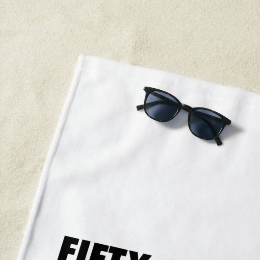 Vijftig voedselstaten van de VS Iconic Illustratio Strandlaken (In situ)