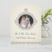 Vijftigjarig jubileum in Victoriaanse stijl Kaart (Staand voorkant)