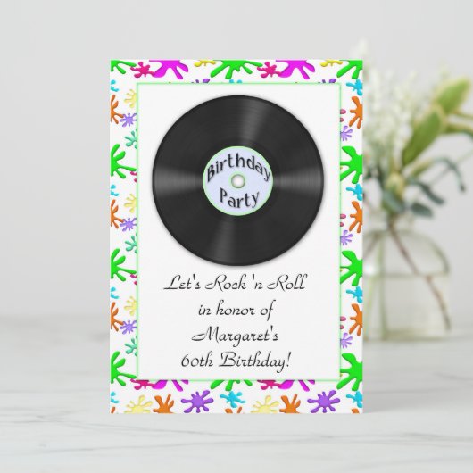 VijftigMet uitnodiging (Staand voorkant)