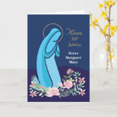 Vijftigste 50ste Jubileum van het Religieuze Leven Kaart (Gele Bloem)