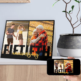 Vijftigste Jubileum 2 Foto Golden Wedding Kaart