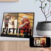 Vijftigste Jubileum 2 Foto Golden Wedding Kaart