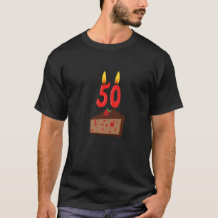 Vijftigste verjaardag Cake Outfit Mannen Vrouwen j T-shirt