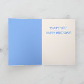 VIJFTIJD EN FABULOUS Cute Goat Birthday Kaart (Binnen)