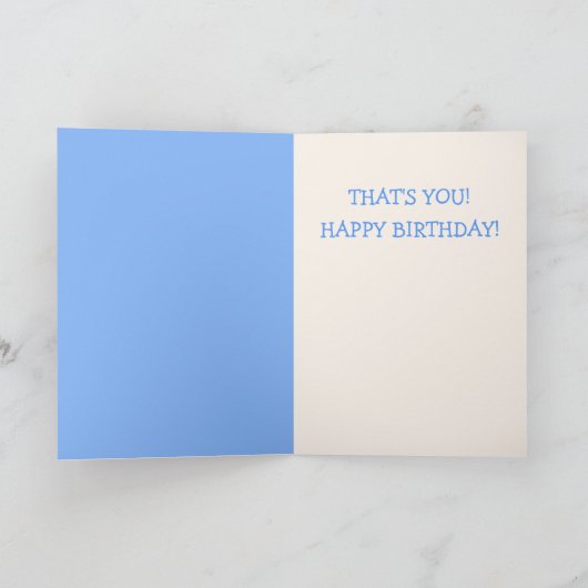 VIJFTIJD EN FABULOUS Cute Goat Birthday Kaart (Binnen)