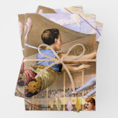 vijfvoudige zuigerstang Circus Performance Wrapp Inpakpapier Vel (In situ)