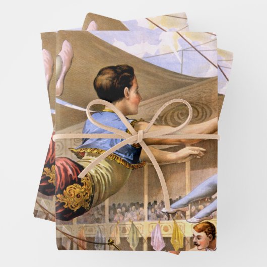  vijfvoudige zuigerstang Circus Performance Wrapp Inpakpapier Vel (In situ)