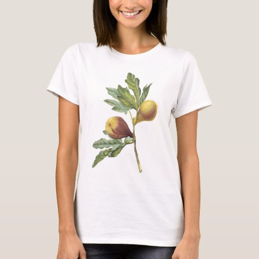 vijg (Ficus violacea) van Redouté T-shirt (Voorkant)