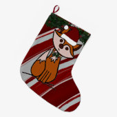 Vijg Vos Kerst Sok Grote Kerstsok (Voorkant (Hangend))