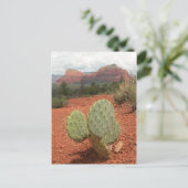 Vijgcactus in Sedona, Arizona - Briefkaart (Staand voorkant)